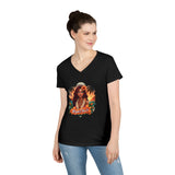Printify V-neck Ladies' V-Neck T-Shirt Ladies' V-Neck T-Shirt
