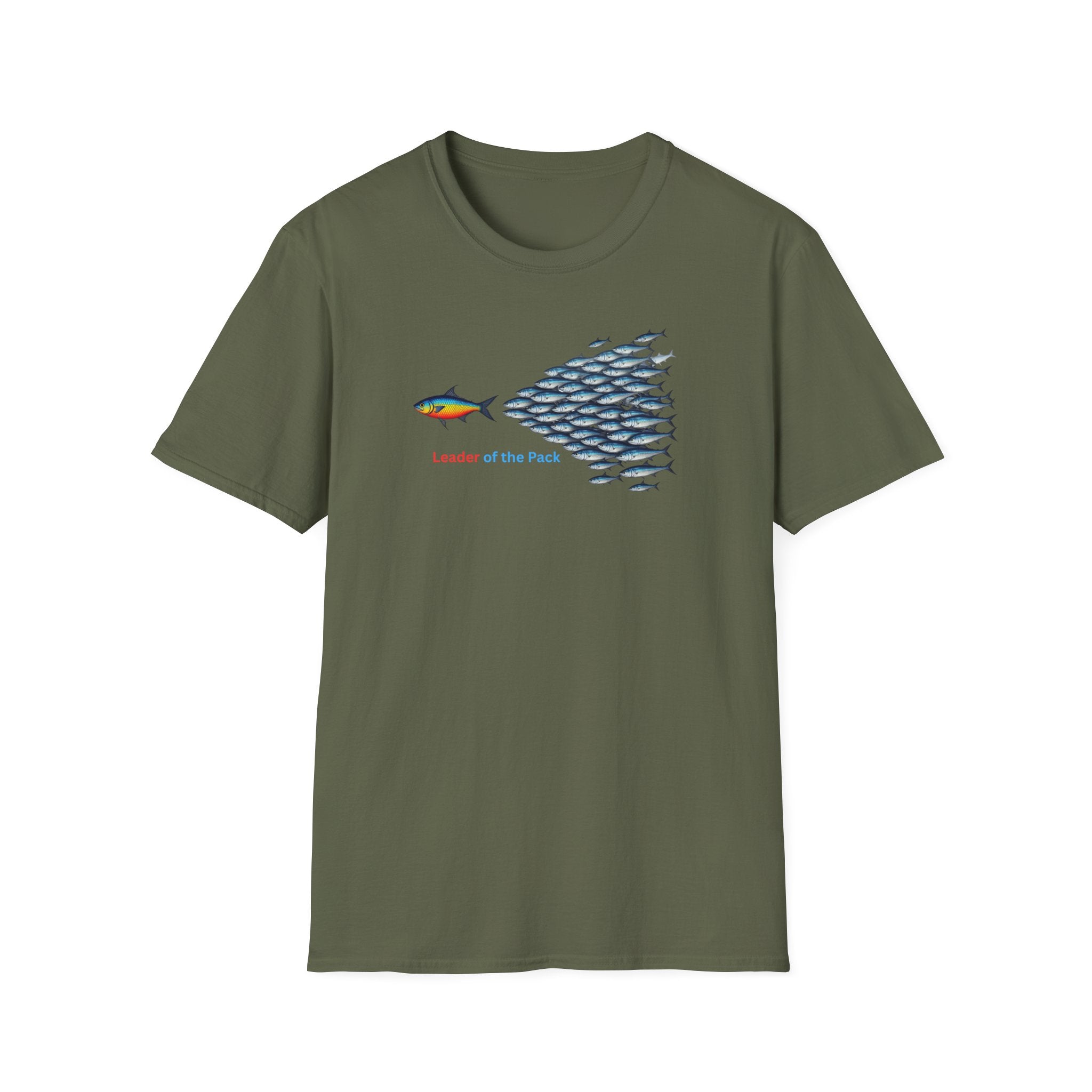 Printify T-Shirt Military Green / S Leader of the Pack Leader of the Pack 19759361015608109487