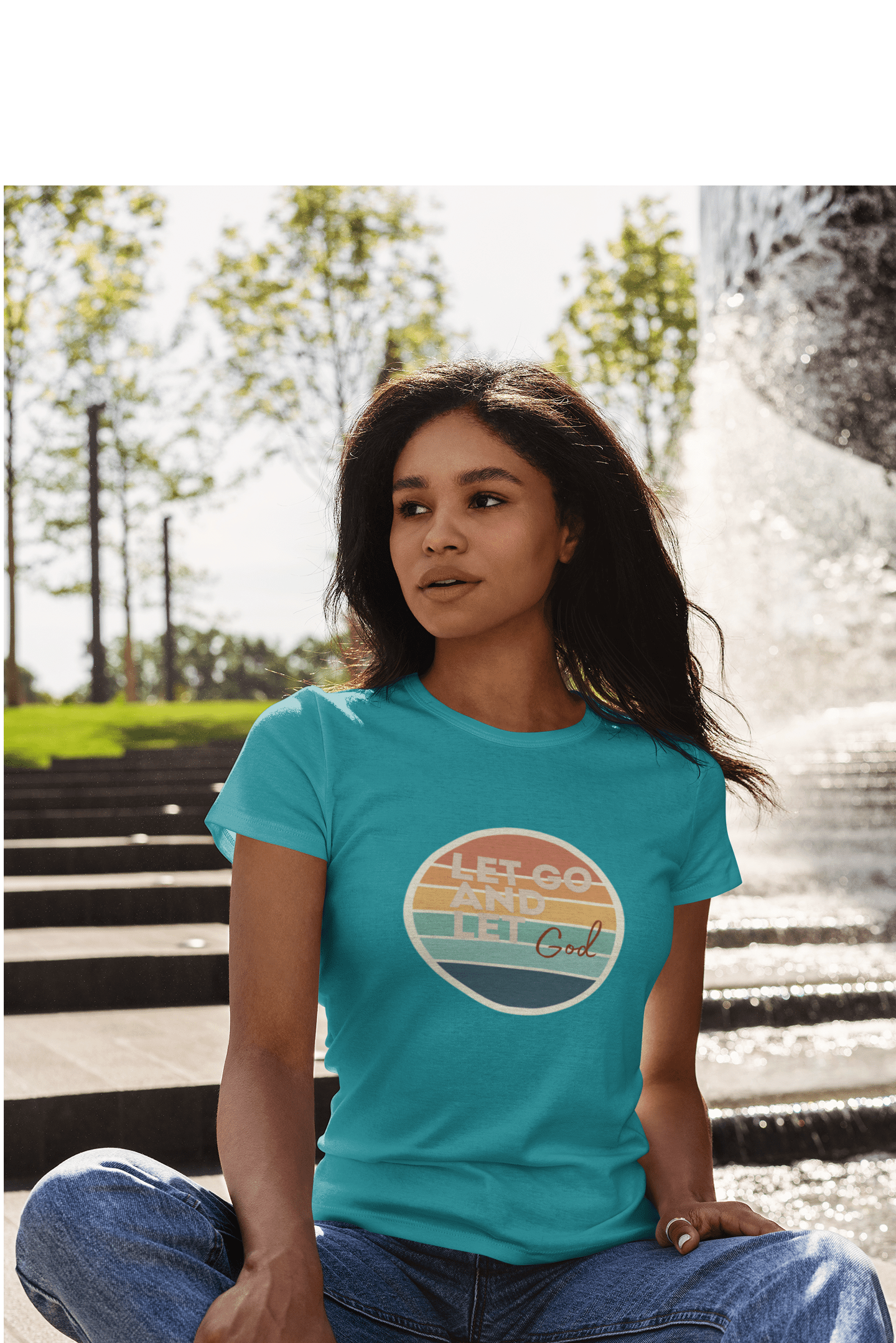 Printify T-Shirt Let Go And Let God T-Shirt Let Go And Let God T-Shirt
