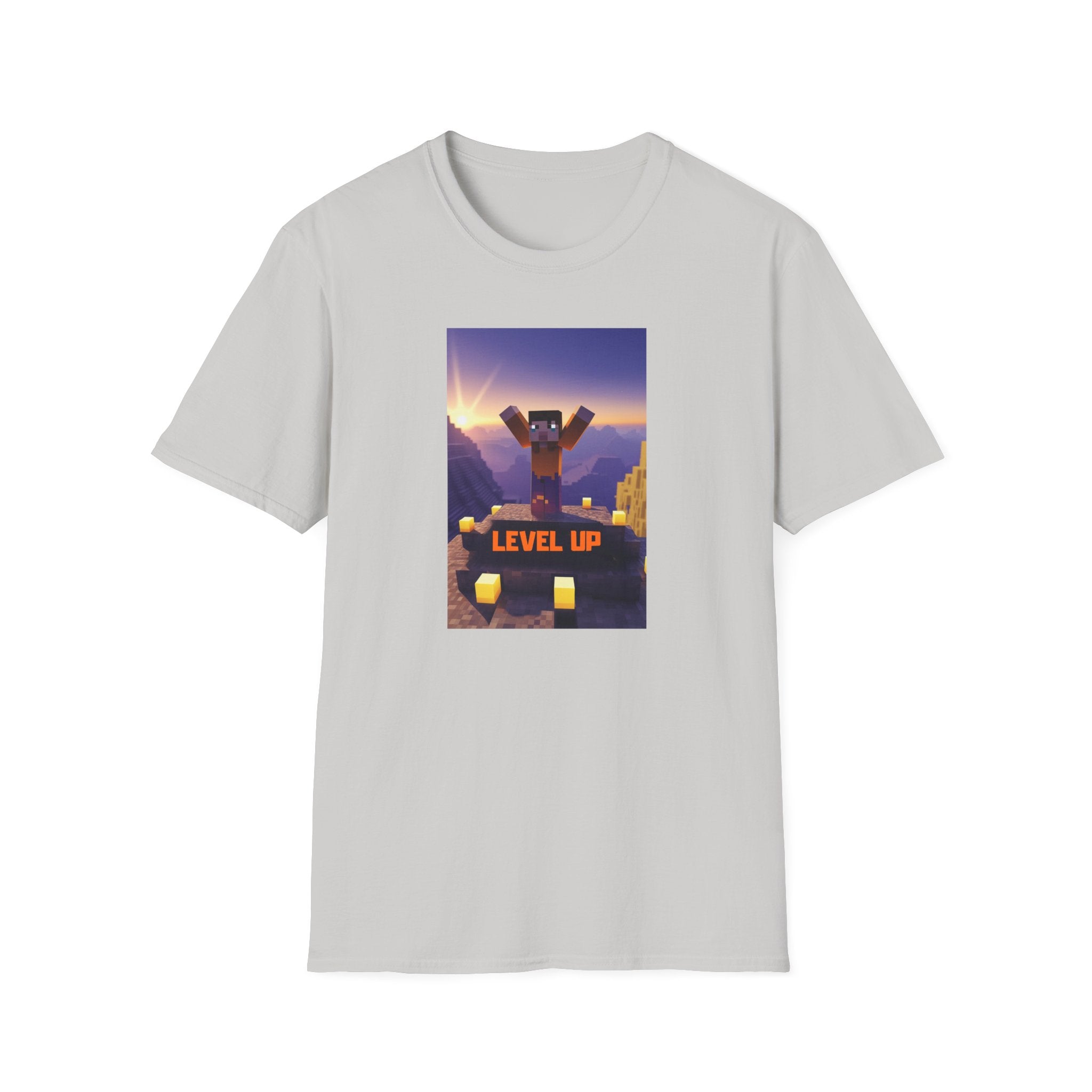 Printify T-Shirt Ice Grey / S Level Up Level Up 19001484835124107856