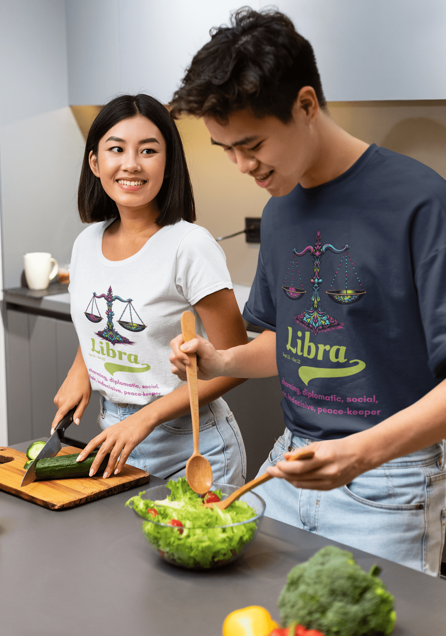 Printify T-Shirt Libra T-Shirt Libra T-Shirt