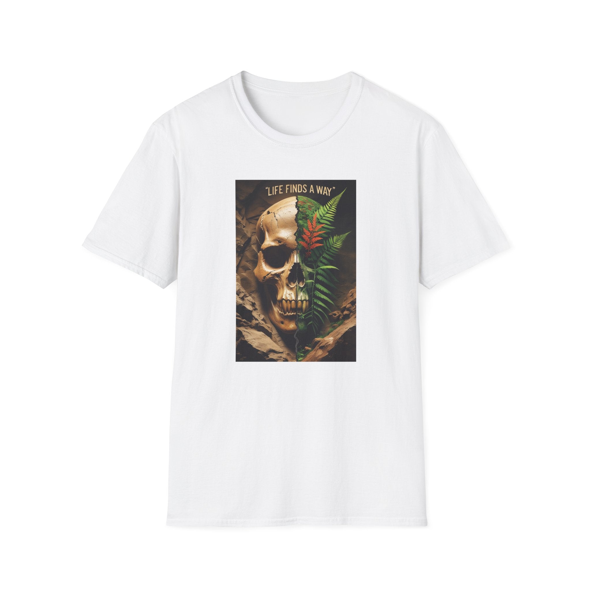 Printify T-Shirt White / S Life Finds A Way Life Finds A Way 30007219747708988470