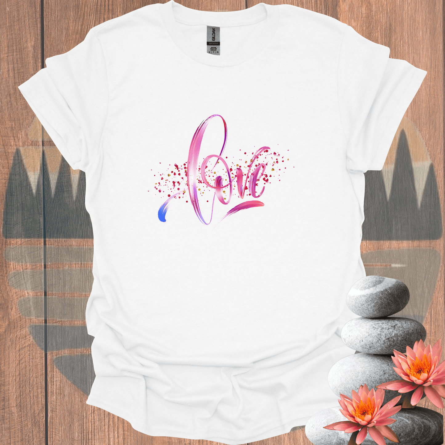 Printify T-Shirt White / S Love T-Shirt Love T-Shirt 18787866394012171237