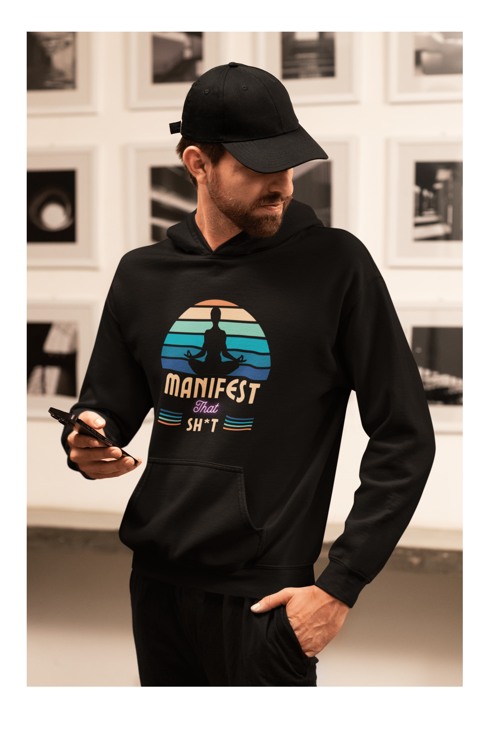 Printify Hoodie Manifest that Shi*t Hoodie Manifest that Shi*t Hoodie