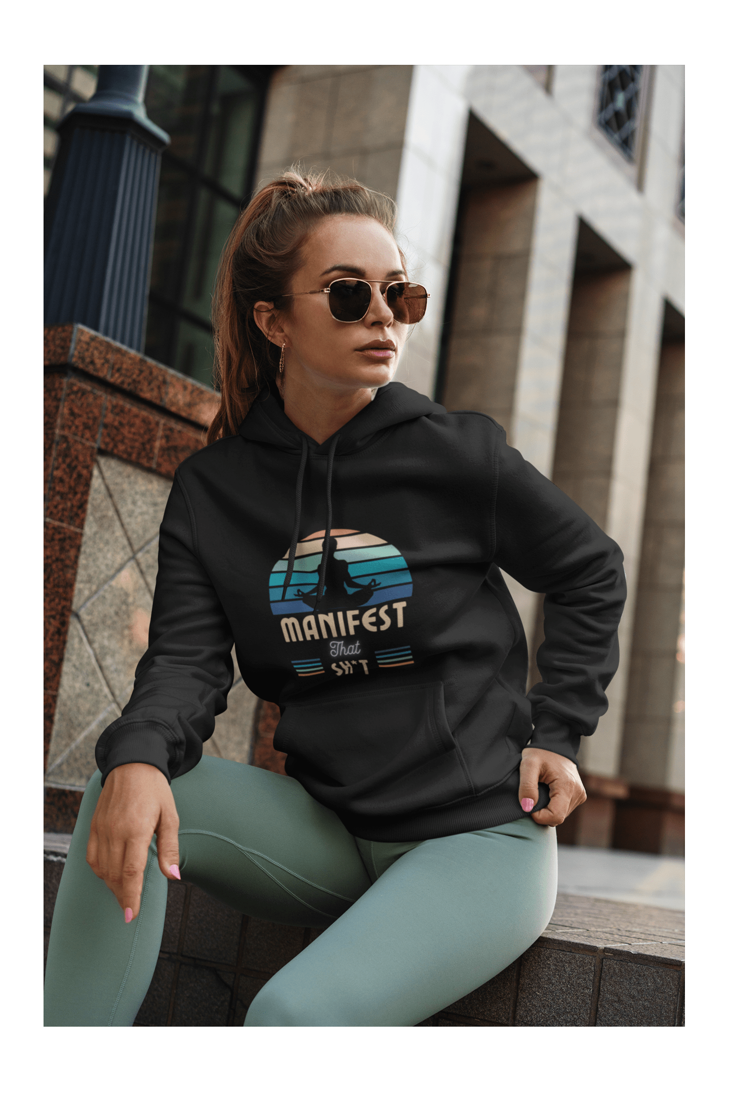 Printify Hoodie Manifest that Shi*t Hoodie Manifest that Shi*t Hoodie