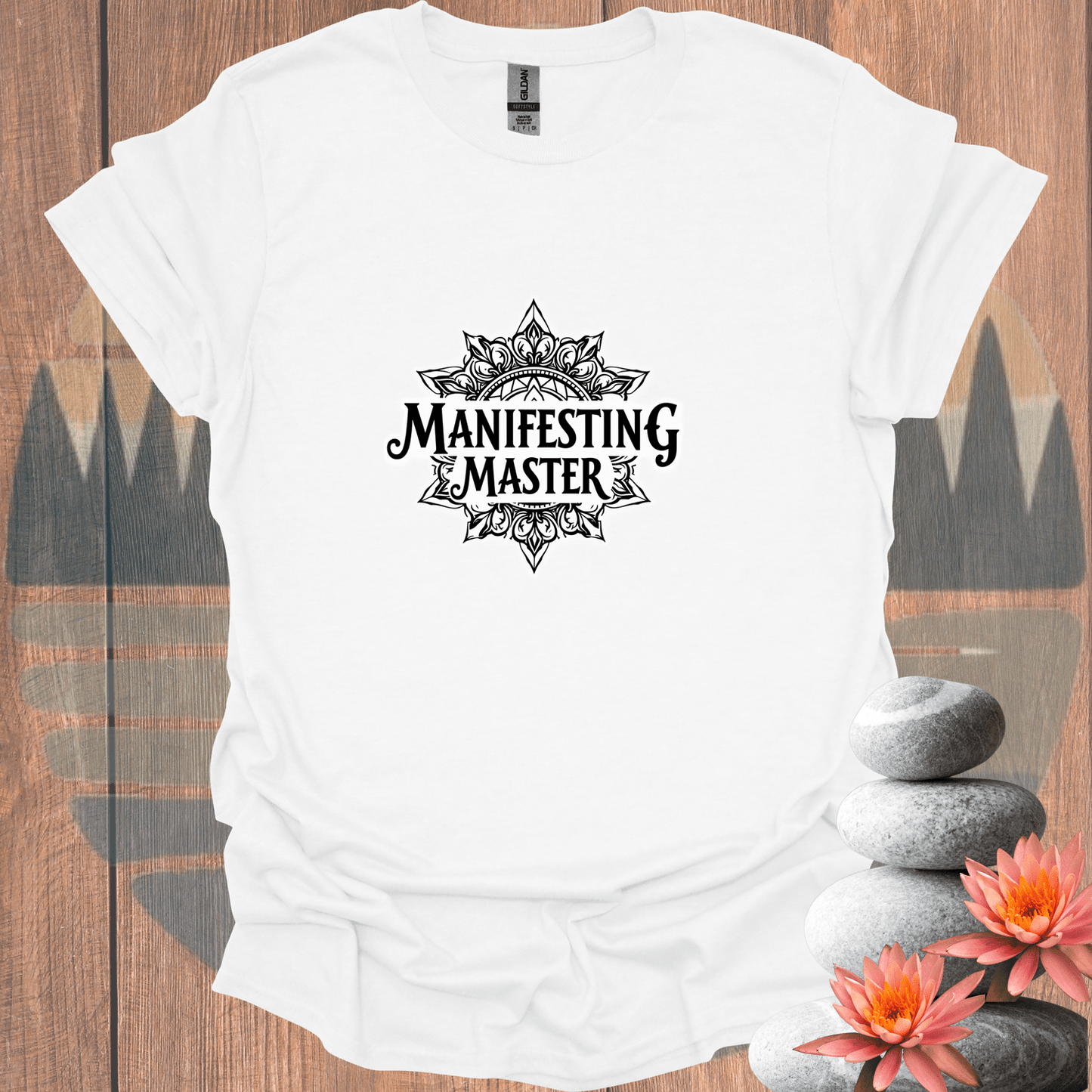 Printify T-Shirt White / S Manifesting Master Mandala T-Shirt Manifesting Master Mandala T-Shirt 18307592973509665613