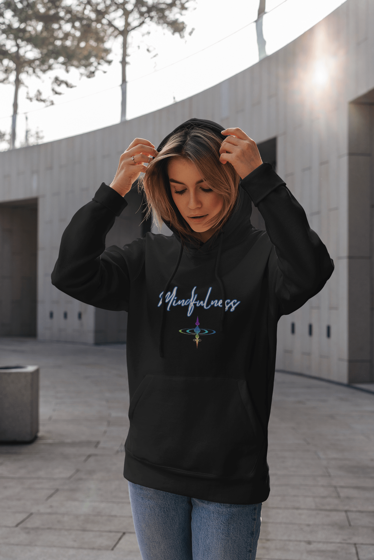 Printify Hoodie Mindfulness Hoodie Mindfulness Hoodie