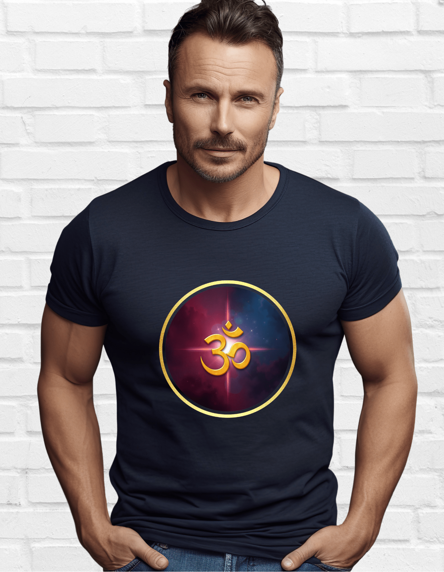 Printify T-Shirt Om Star Om Star