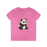 Printify V-neck S / Azalea Panda Me This V-Neck T-Shirt Panda Me This V-Neck T-Shirt 24783496571387326156