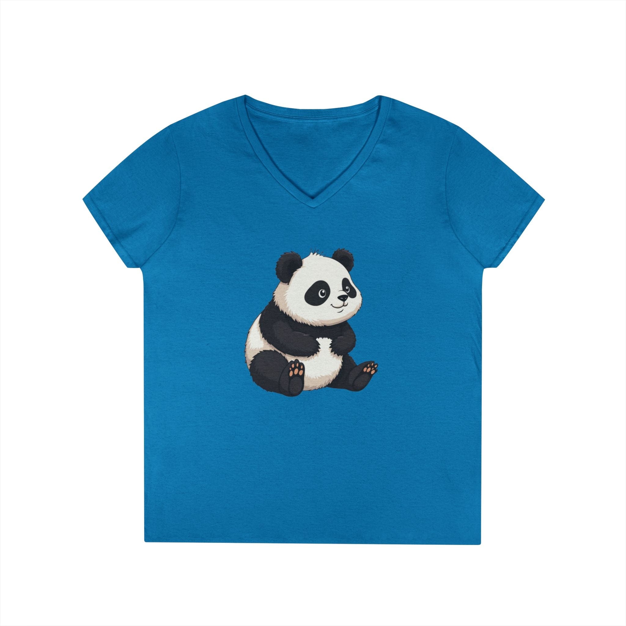 Printify V-neck S / Sapphire Panda Me This V-Neck T-Shirt Panda Me This V-Neck T-Shirt 80956954410053152378