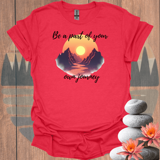 Printify T-Shirt Heather Red / S Part of Your Journey T-Shirt Part of Your Journey T-Shirt 19502862961567223098