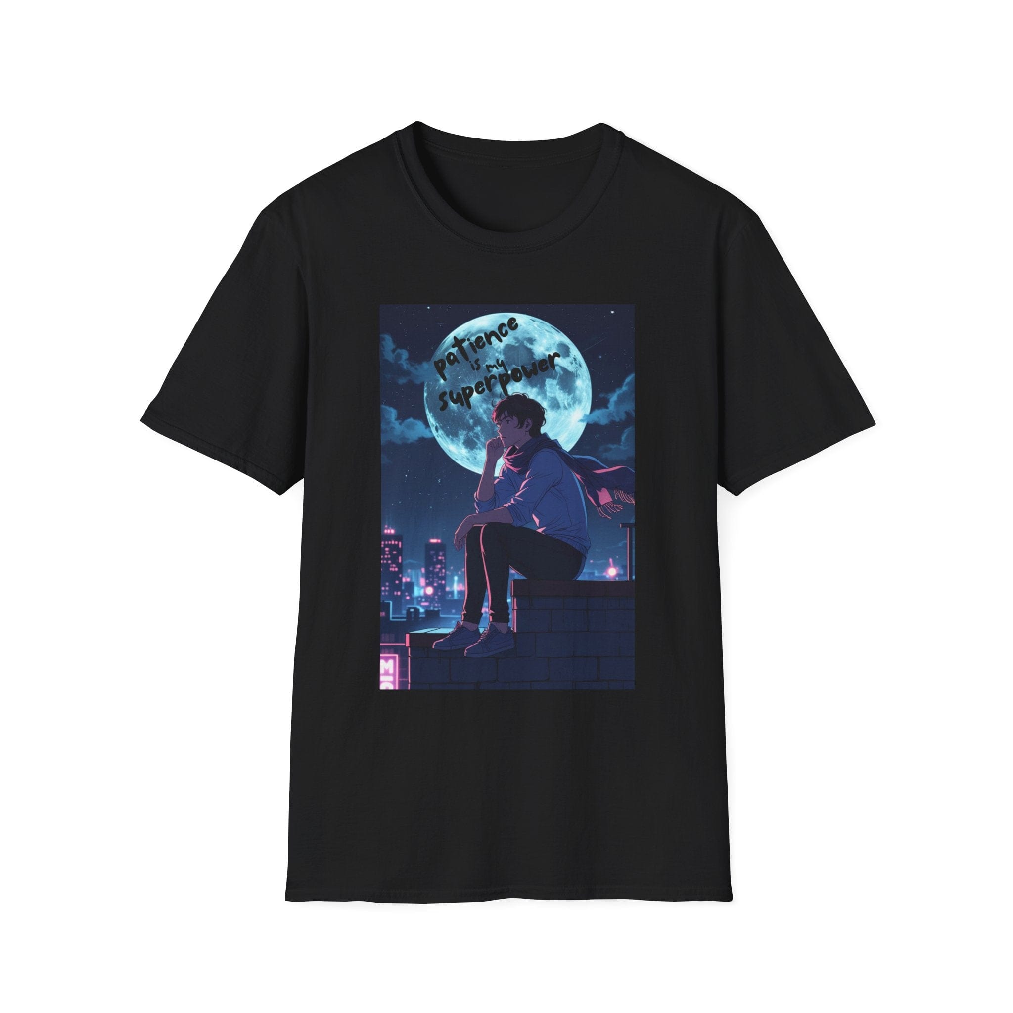 Printify T-Shirt Black / S Patience Superpower Patience Superpower 13917722267640553812