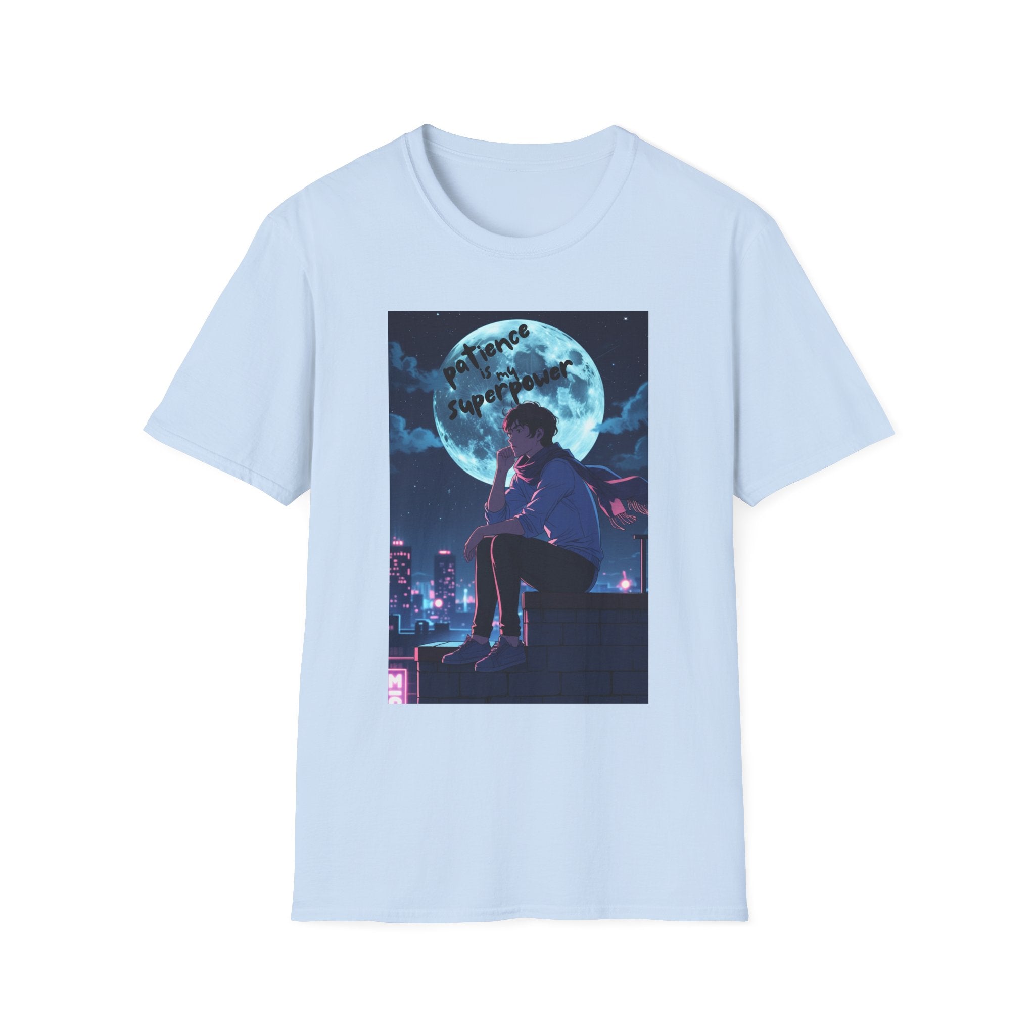 Printify T-Shirt Light Blue / S Patience Superpower Patience Superpower 80595987015550941816
