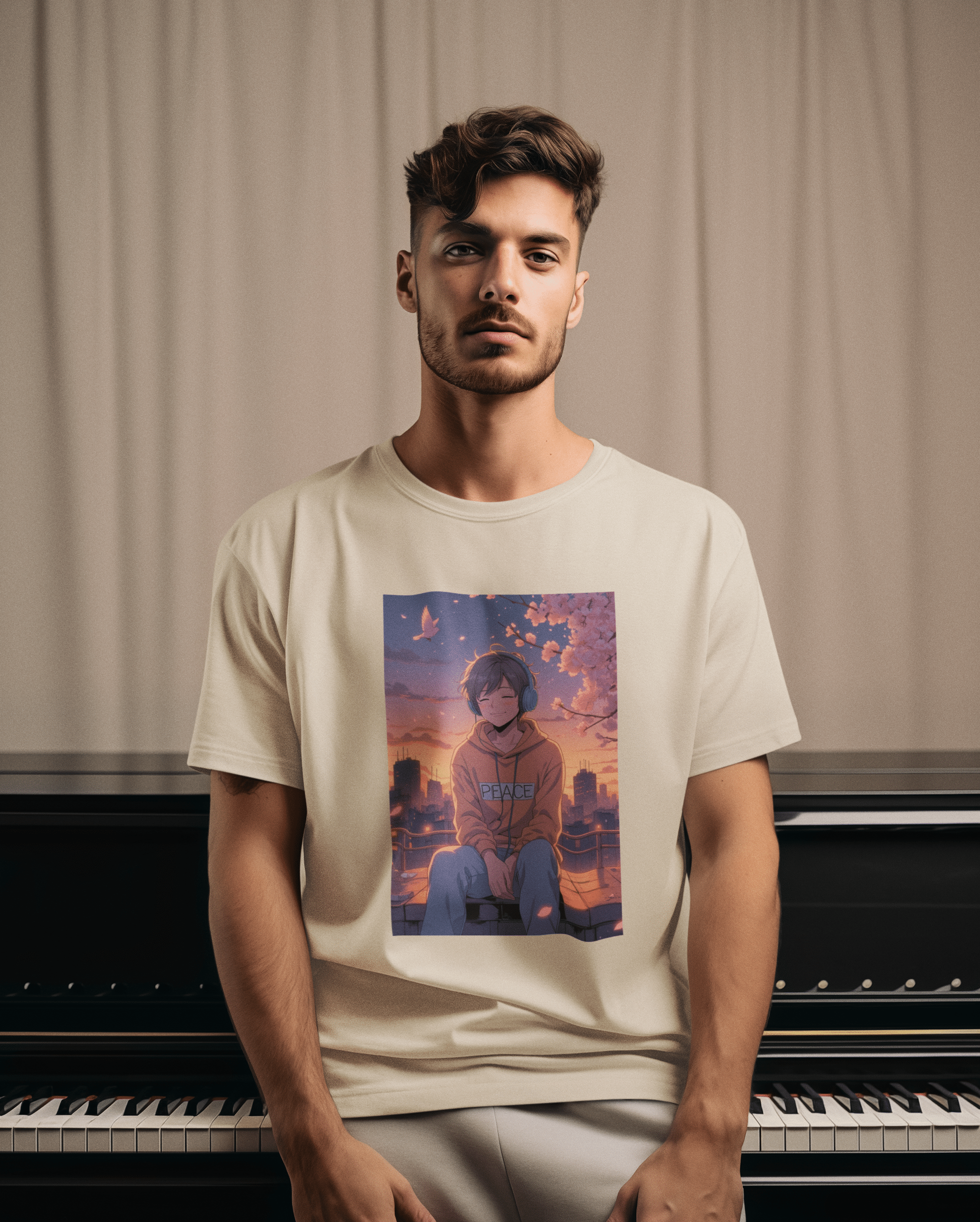 Printify T-Shirt Peace Graphic T-Shirt Peace Graphic T-Shirt