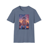 Printify T-Shirt Heather Indigo / S Peace Graphic Tee Peace Graphic Tee 20795167642831337763