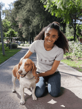 Printify T-Shirt Peace Love Dog T-Shirt Peace Love Dog T-Shirt