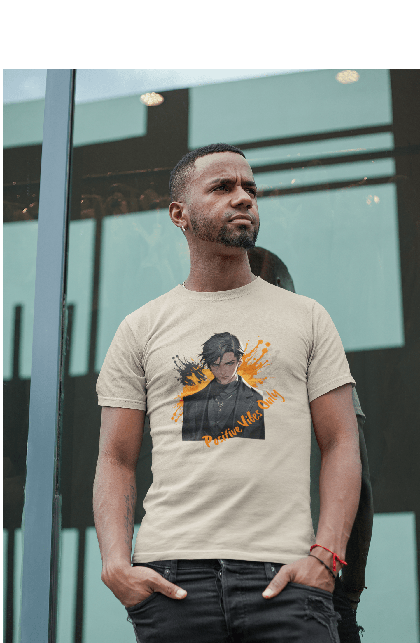 Printify T-Shirt Positive Vibes T-Shirt Positive Vibes T-Shirt