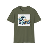 Printify T-Shirt Military Green / S Ride the Waves T-Shirt Ride the Waves T-Shirt 72475352811160644274
