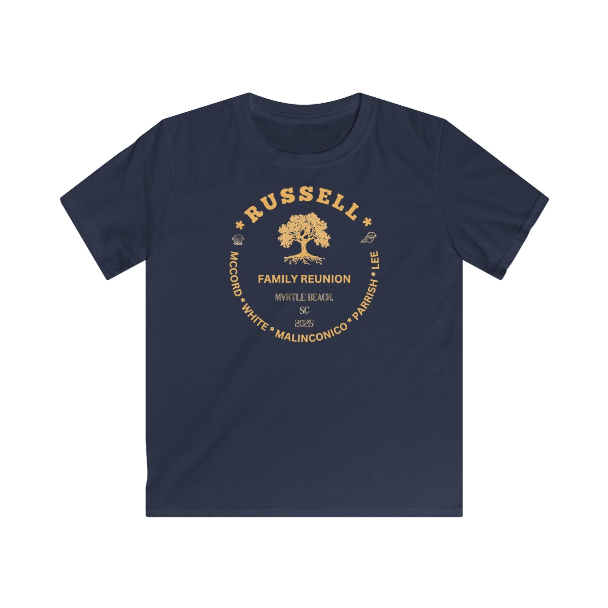 Printify Kids clothes Navy / XS Russell Family Reunion Kids Tee Russell Family Reunion Kids Tee 65023297136550421502