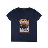Printify V-neck S / Navy Russell Family Reunion Special Addition Ladies' V-Neck T-Shirt Russell Family Reunion Special Addition Ladies' V-Neck T-Shirt 20152846476703379746
