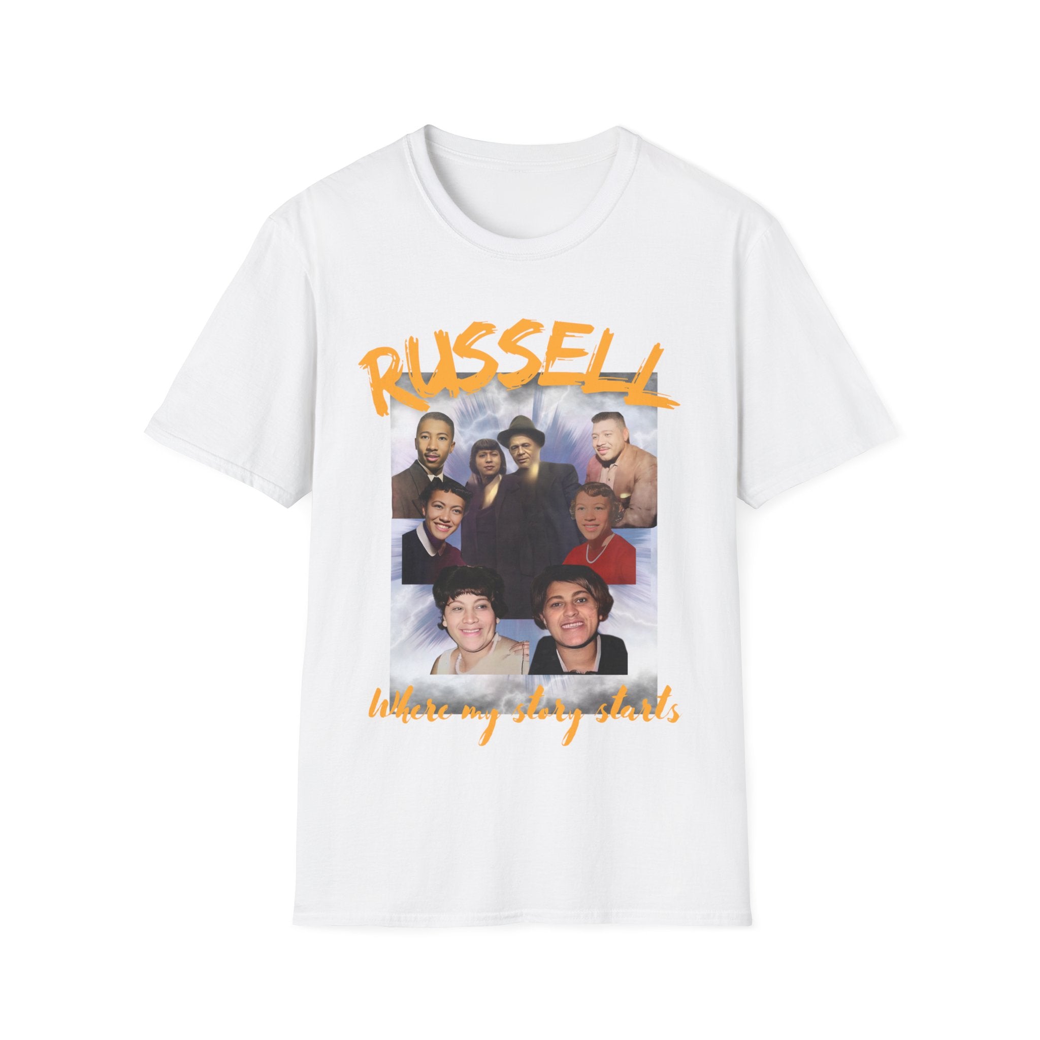Printify T-Shirt White / S Russell Family Reunion Special Edition T-Shirt - Where My Story Starts" Russell Family Reunion Special Edition T-Shirt - Where My Story Starts" 11735265875245877334
