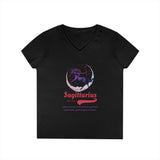 Printify V-neck S / Black Sagittarius Ladies' V-Neck T-Shirt Sagittarius Ladies' V-Neck T-Shirt 24850211934891522981