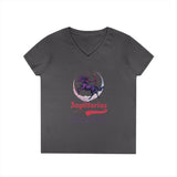 Printify V-neck S / Charcoal Sagittarius Ladies' V-Neck T-Shirt Sagittarius Ladies' V-Neck T-Shirt 12261273482270764686