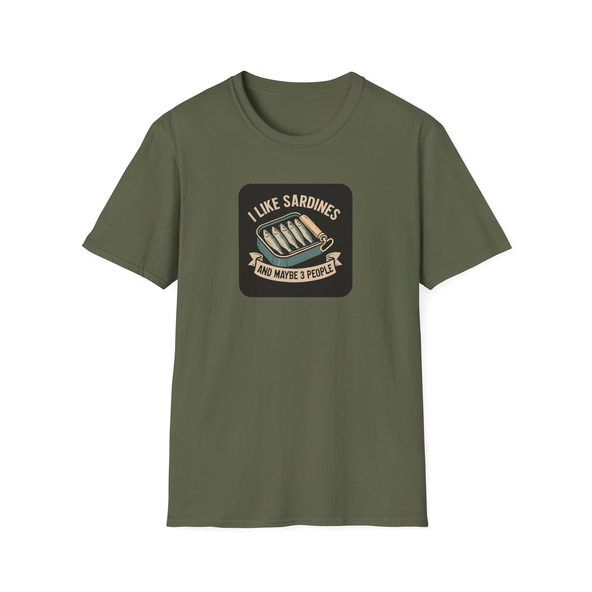 Printify T-Shirt Military Green / S Sardine Lover T-Shirt Sardine Lover T-Shirt 53245474186748757763