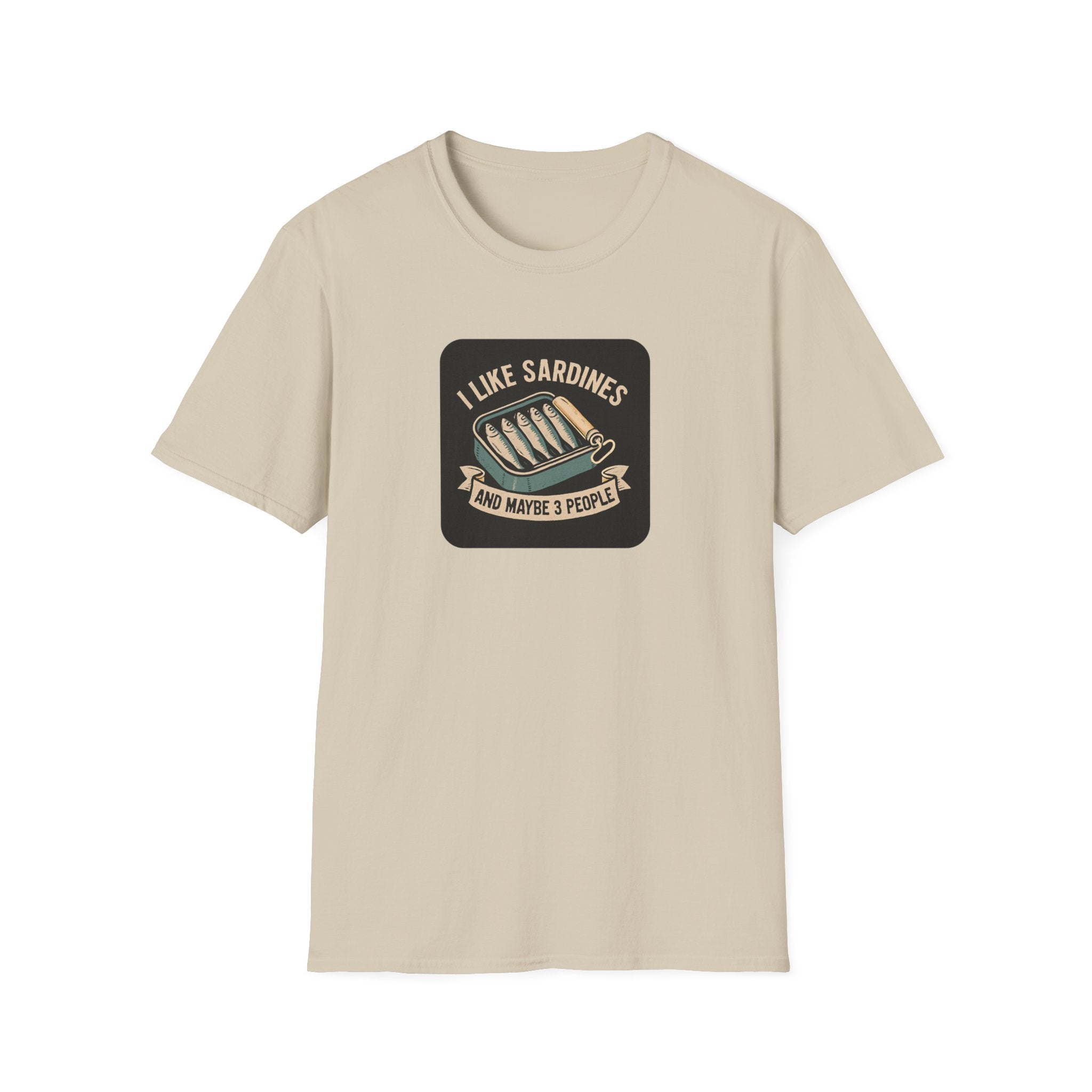 Printify T-Shirt Sand / S Sardine Lover T-Shirt Sardine Lover T-Shirt 22787599591512978799