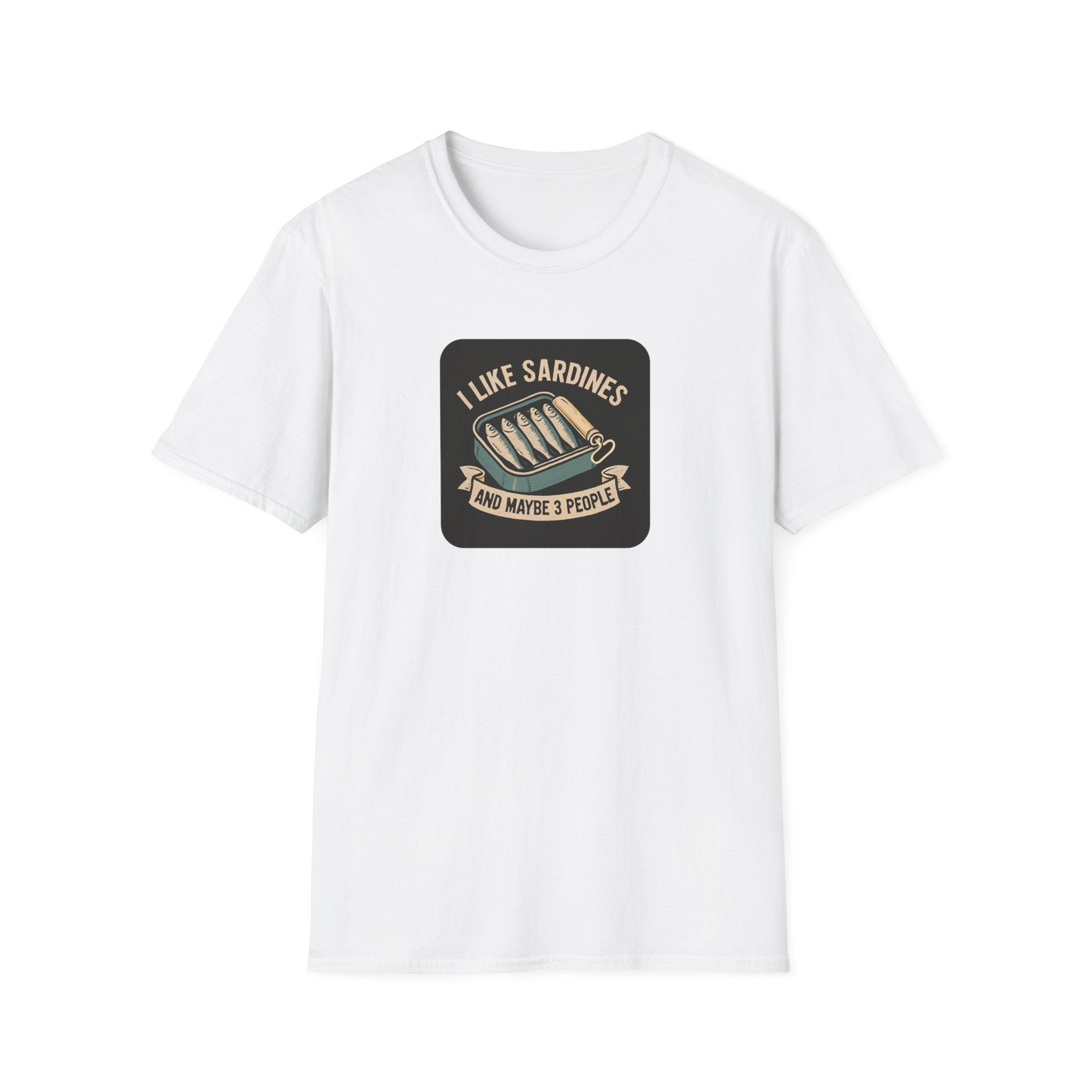 Printify T-Shirt White / S Sardine Lover T-Shirt Sardine Lover T-Shirt 98197504382322679303