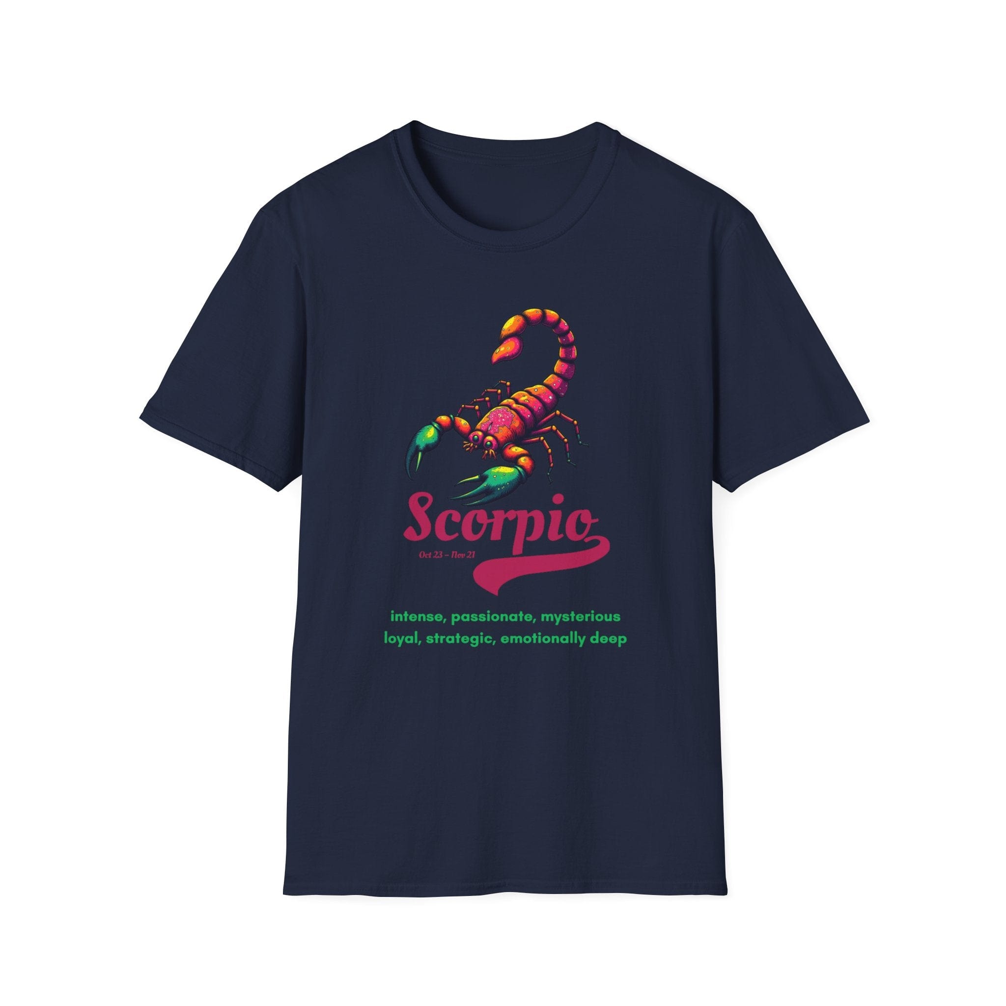 Printify T-Shirt Navy / S Scorpio T-Shirt Scorpio T-Shirt 83836872089958020668