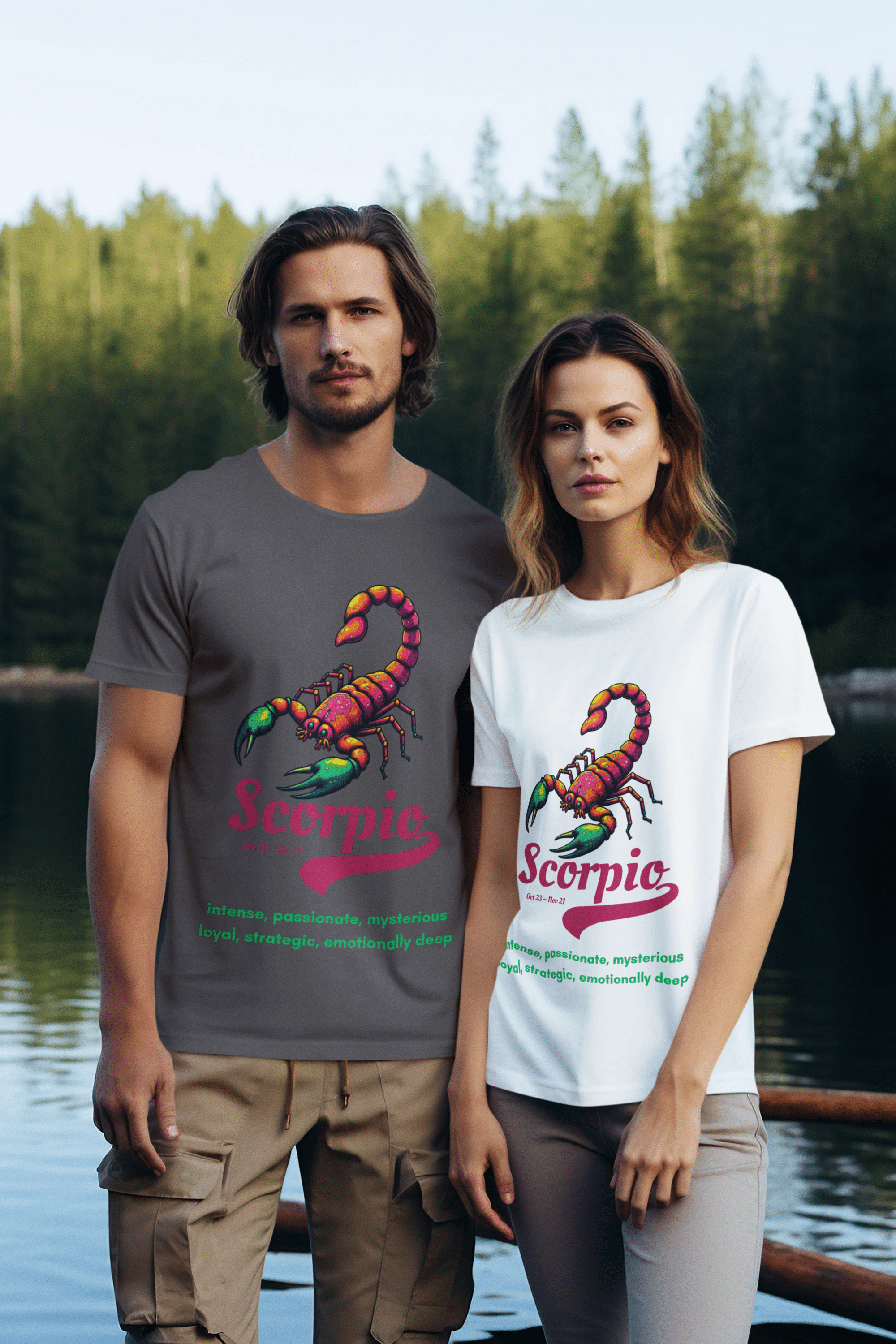 Printify T-Shirt Scorpio T-Shirt Scorpio T-Shirt