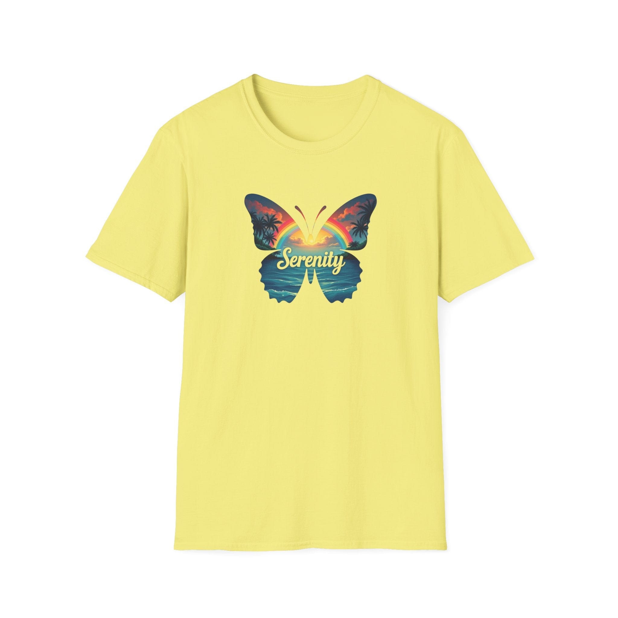 Printify T-Shirt Cornsilk / S Serenity T-Shirt Serenity T-Shirt 14982810593668171696