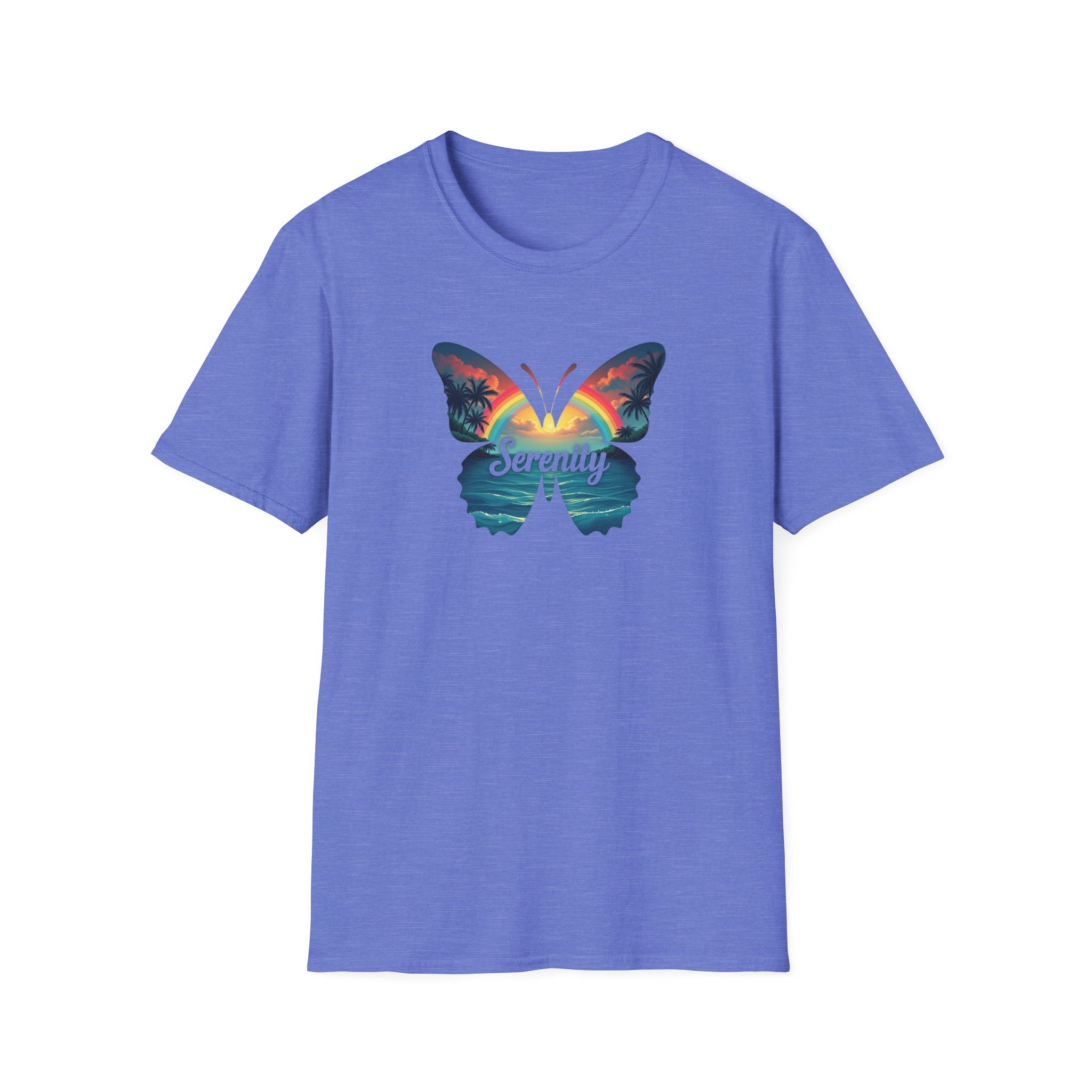 Printify T-Shirt Heather Royal / S Serenity T-Shirt Serenity T-Shirt 22033097984435607421