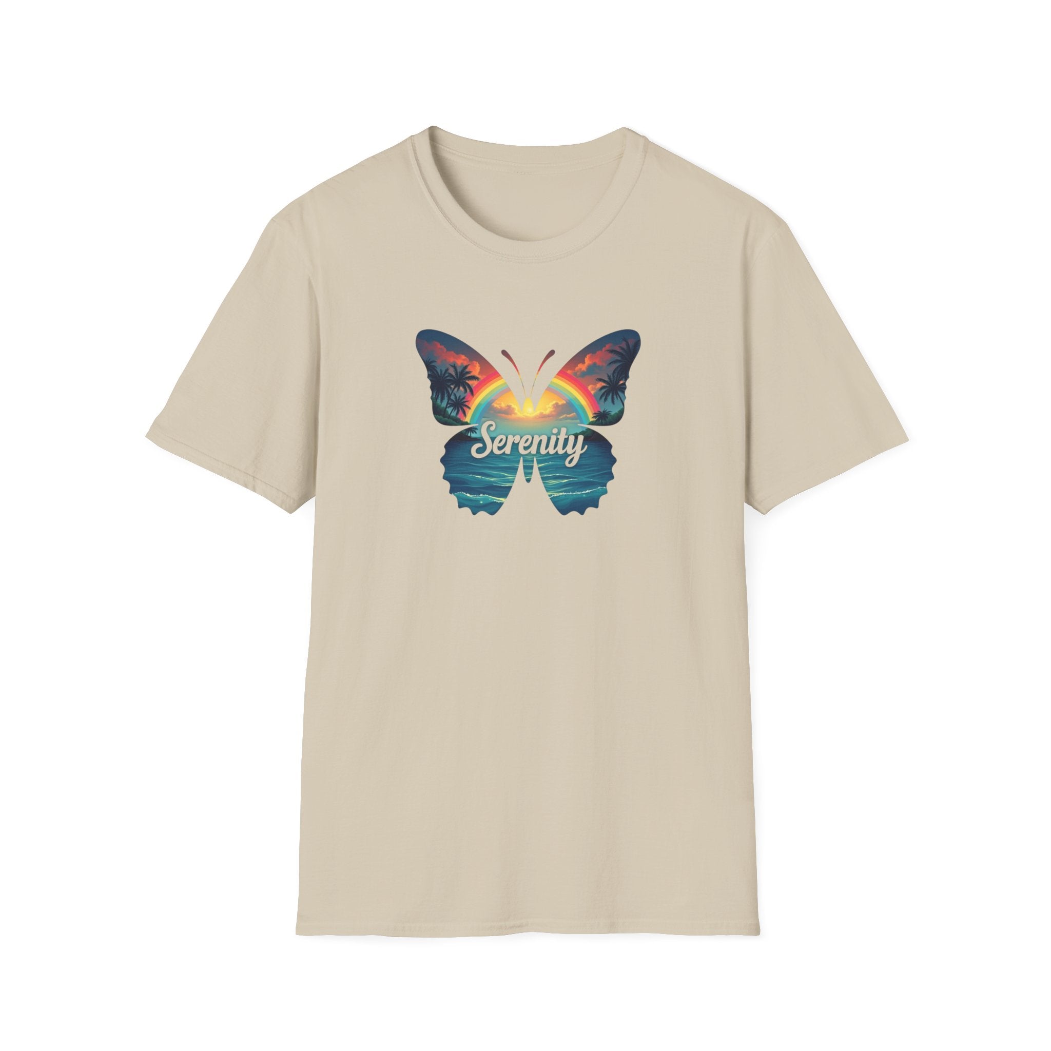Printify T-Shirt Sand / S Serenity T-Shirt Serenity T-Shirt 20191014932781205011