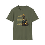 Printify T-Shirt Military Green / S Serious Buddha T-Shirt Serious Buddha T-Shirt 25531310091729766031