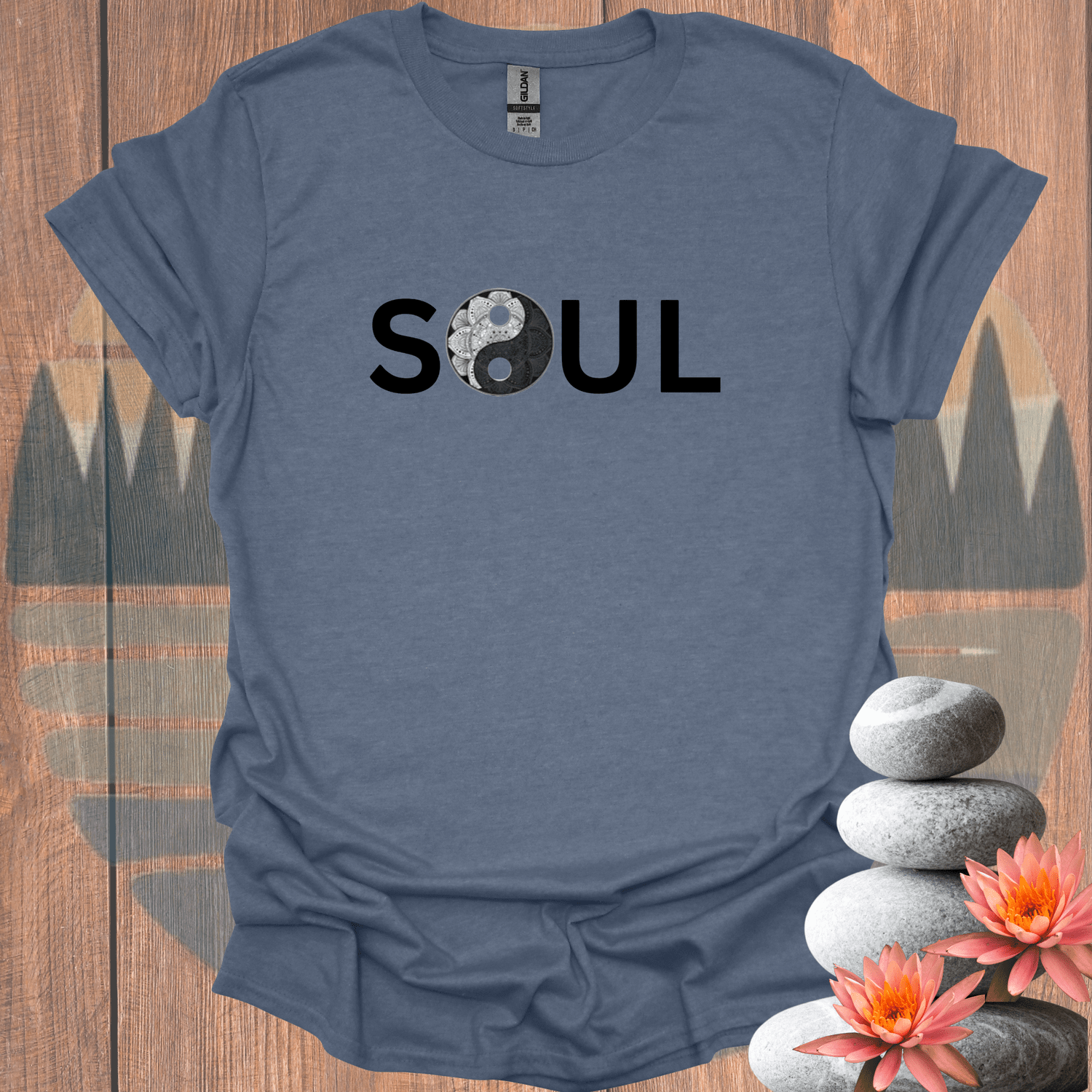 Printify T-Shirt Heather Indigo / S SOUL Lace T-Shirt SOUL Lace T-Shirt 14328077236313953300