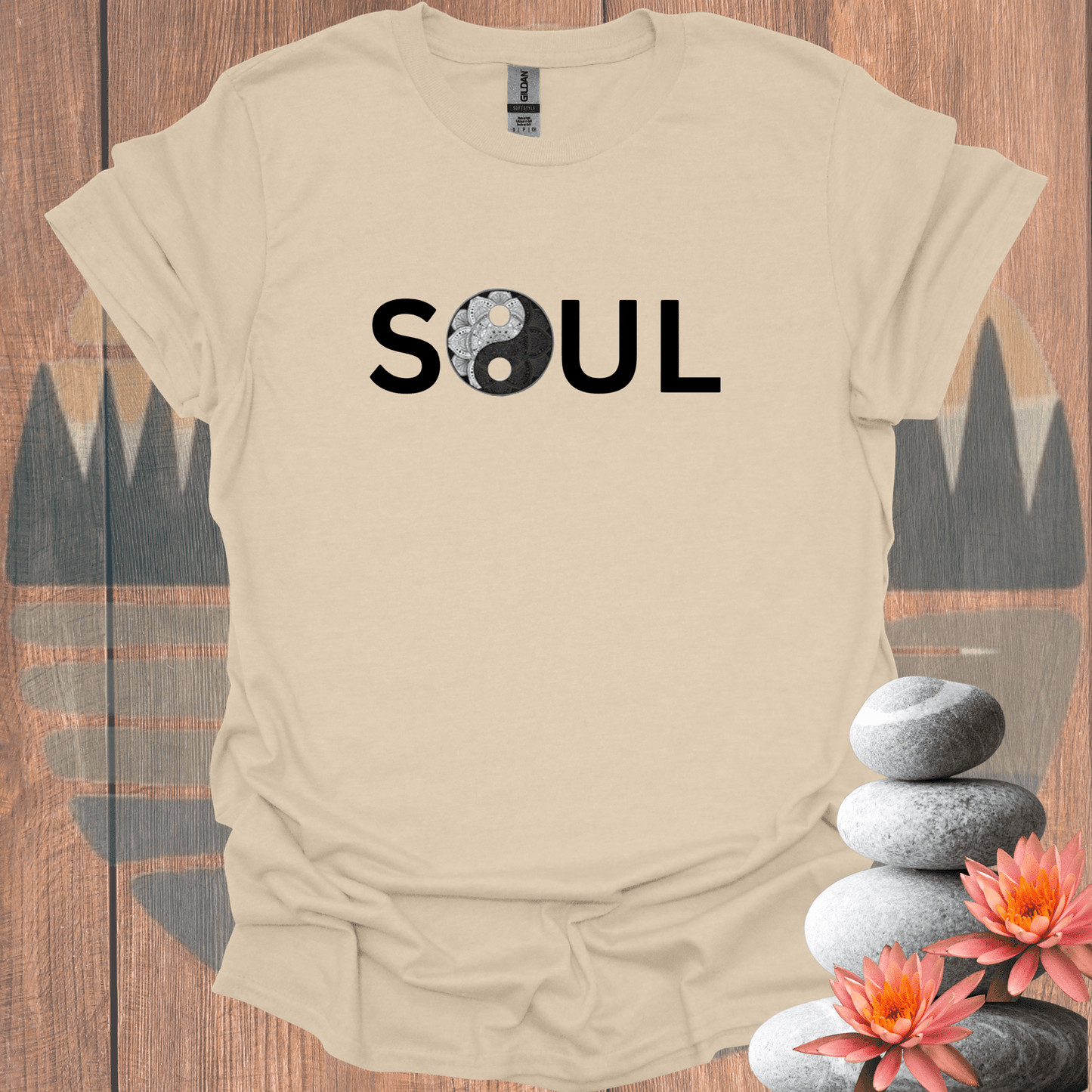 Printify T-Shirt Sand / S SOUL Lace T-Shirt SOUL Lace T-Shirt 66020506950472191903