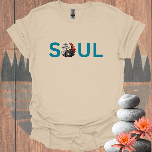 Printify T-Shirt Sand / S Soul Yin Yang Tree T-Shirt Soul Yin Yang Tree T-Shirt 33997432747575816597