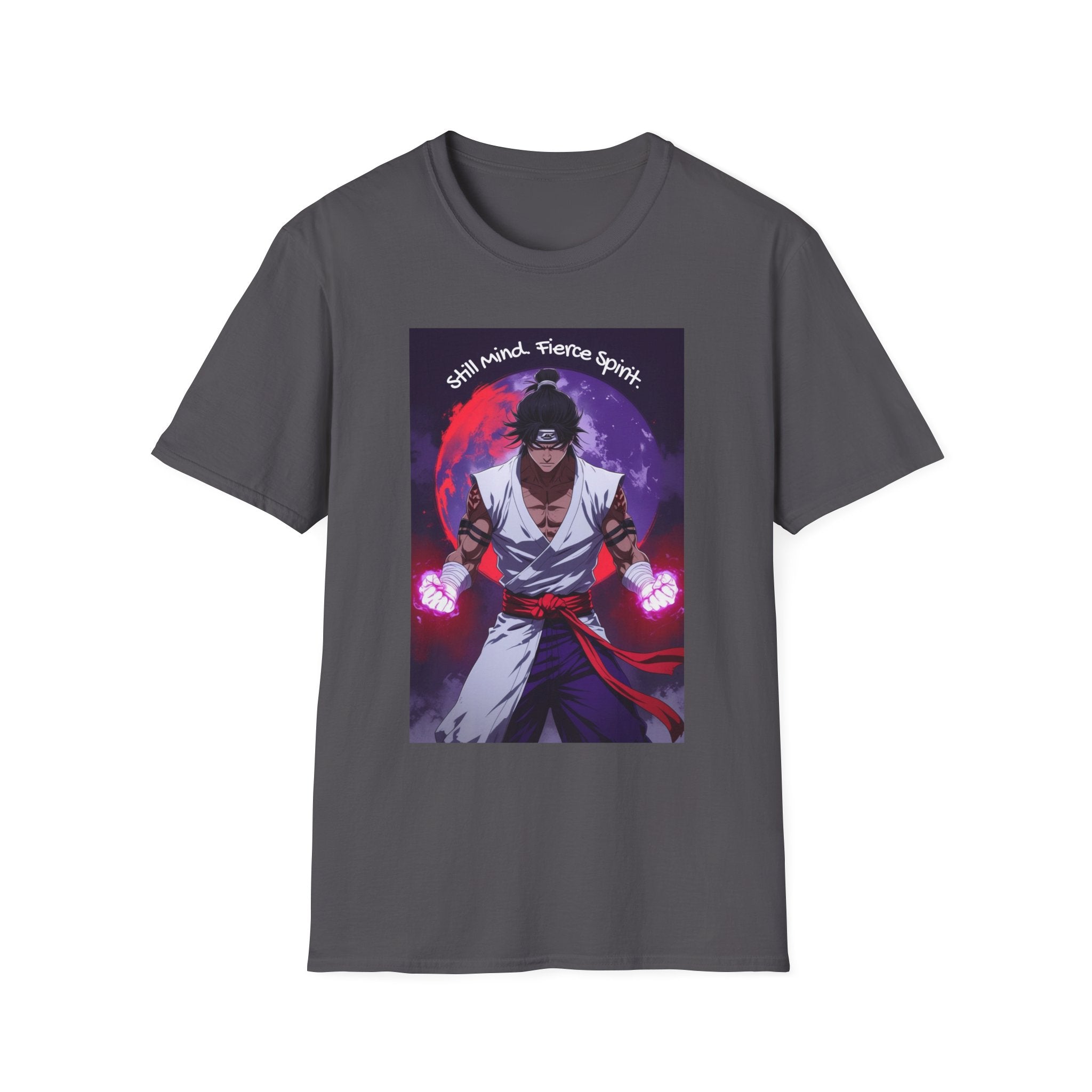 Printify T-Shirt Charcoal / S Still Mind, Fierce Spirit Still Mind, Fierce Spirit 22588478730003617558