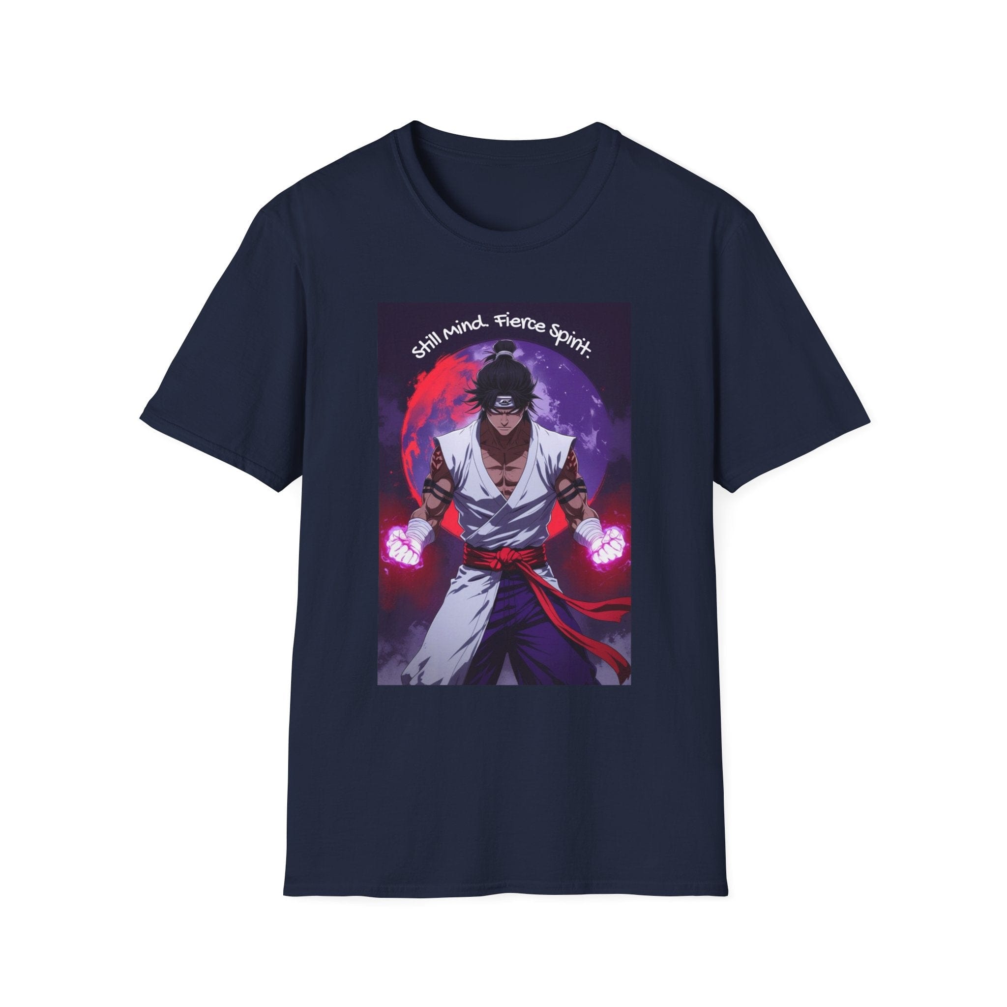 Printify T-Shirt Navy / S Still Mind, Fierce Spirit Still Mind, Fierce Spirit 13594667414758511465