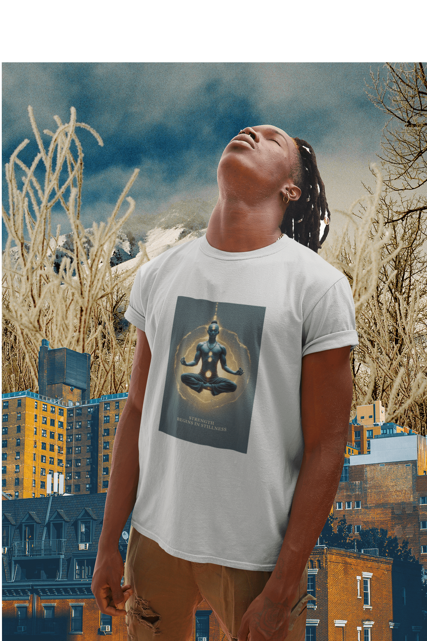 Printify T-Shirt Stillness T-Shirt Stillness T-Shirt