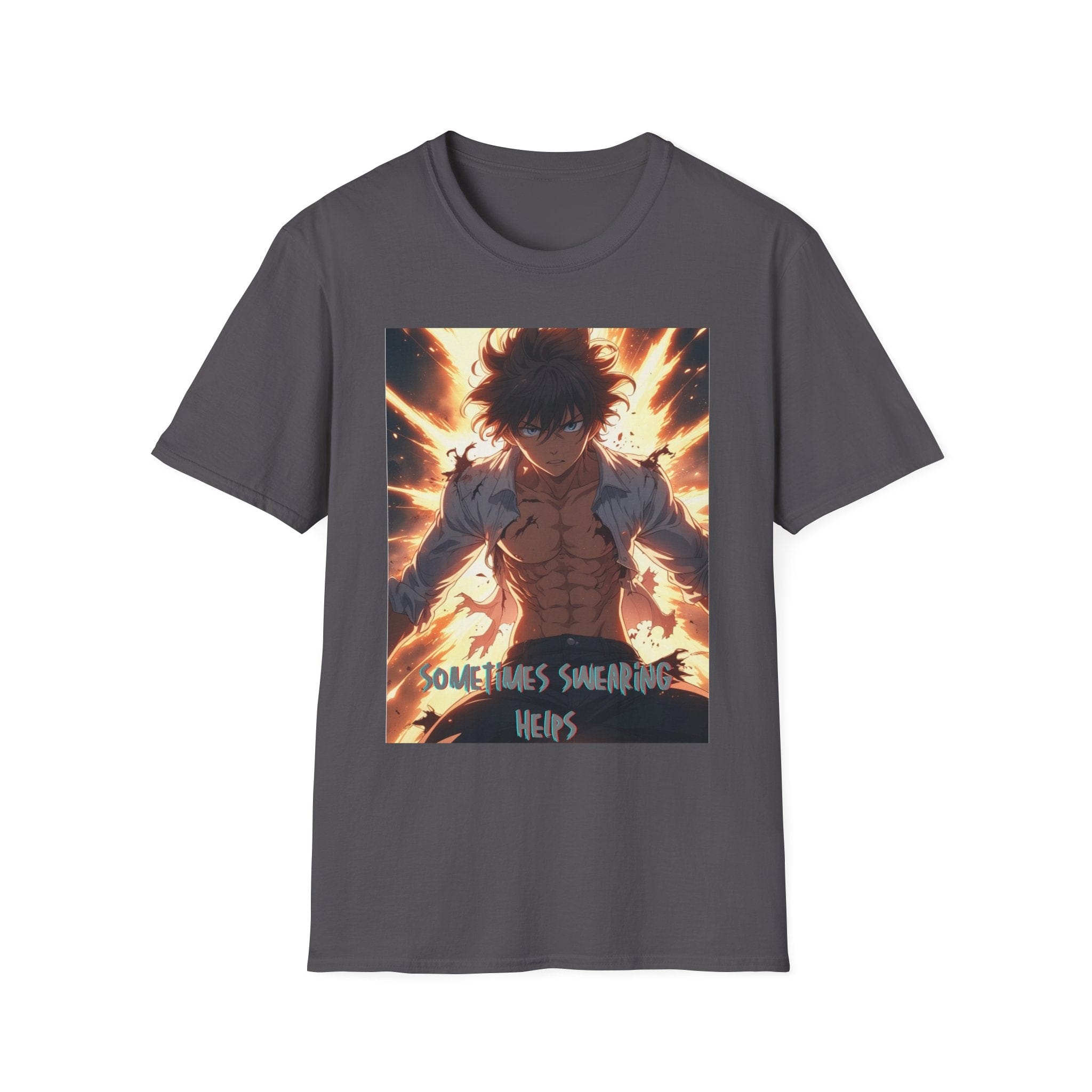 Printify T-Shirt Charcoal / S Swearing Helps Swearing Helps 26030555835477453361
