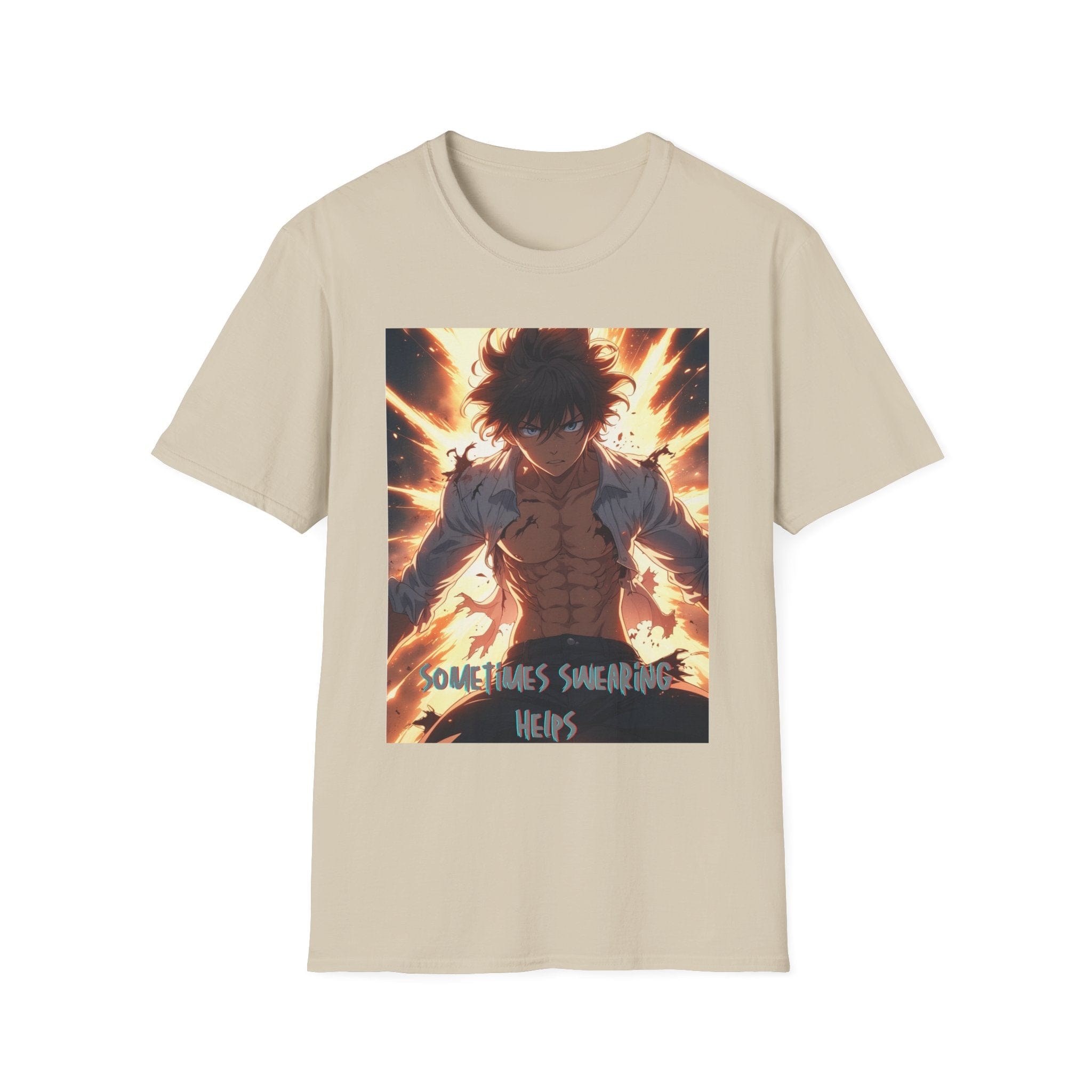 Printify T-Shirt Sand / S Swearing Helps Swearing Helps 13822084584464527079