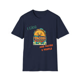 Printify T-Shirt Navy / S Tacos and 3 People Tacos and 3 People 30378534519261140024