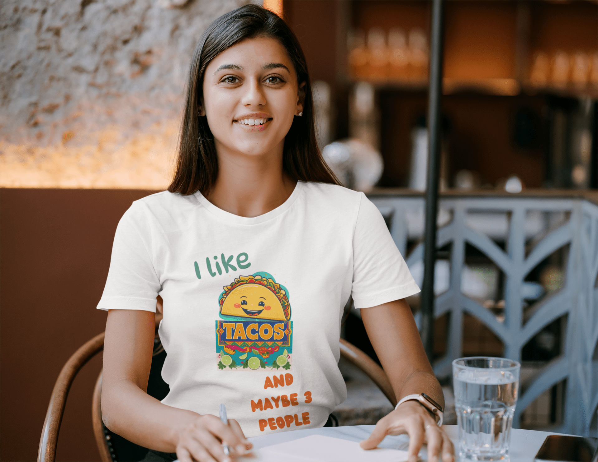 Printify T-Shirt Tacos and 3 People T-Shirt Tacos and 3 People T-Shirt