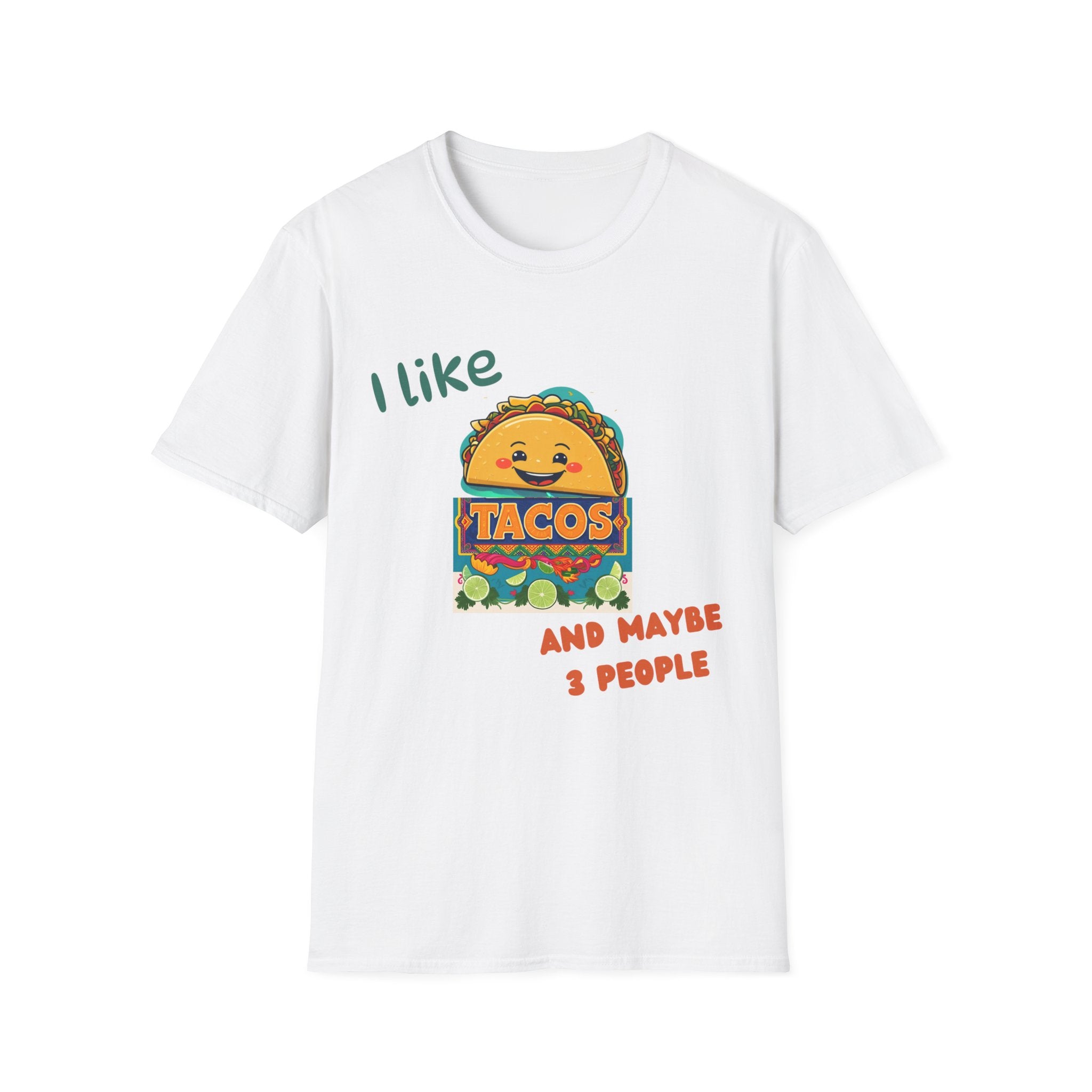Printify T-Shirt White / S Tacos and 3 People Tacos and 3 People 40357389901000897154