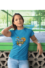 Printify T-Shirt Teach Love T-Shirt Teach Love T-Shirt