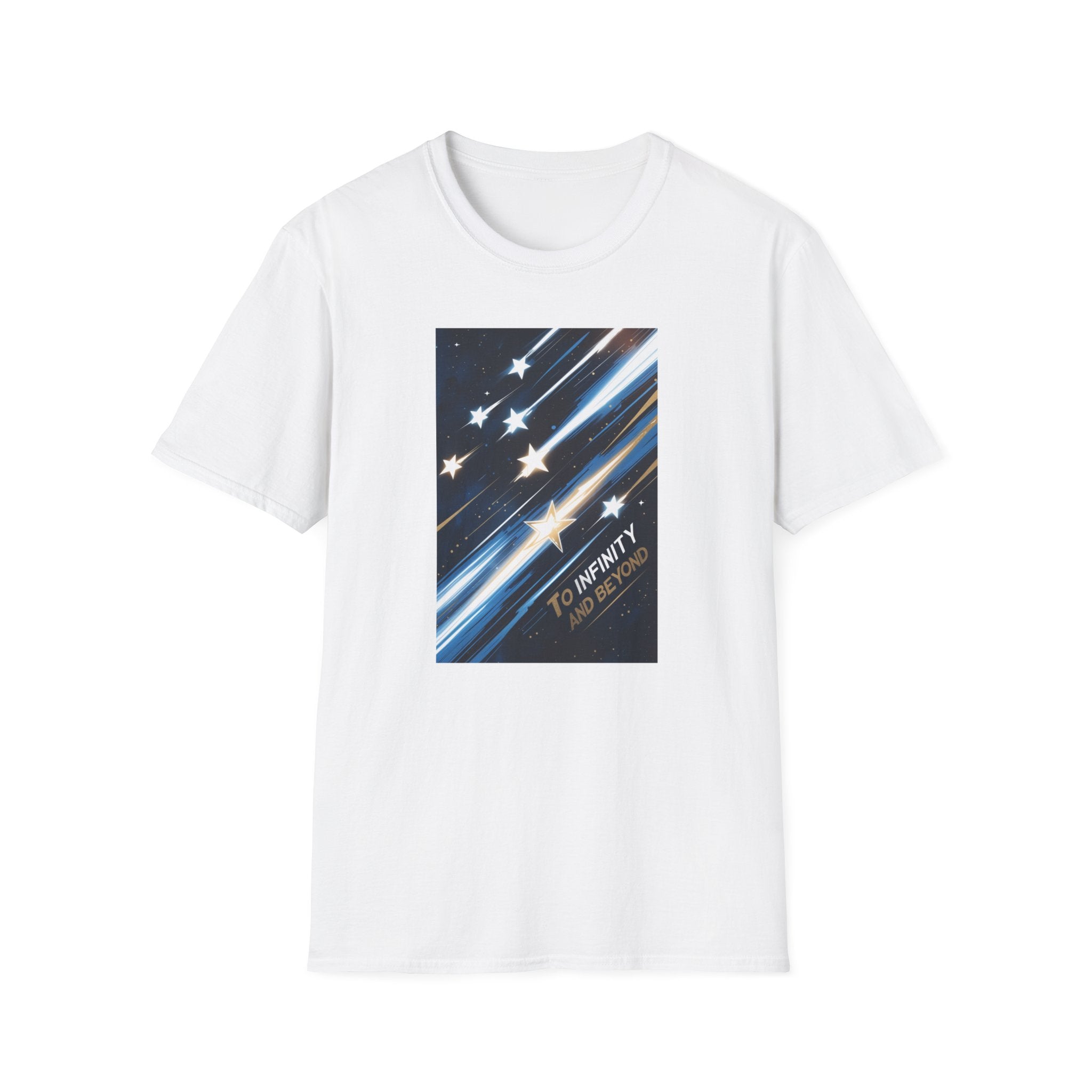 Printify T-Shirt White / S To Infinity and Beyond To Infinity and Beyond 13427526481556044201