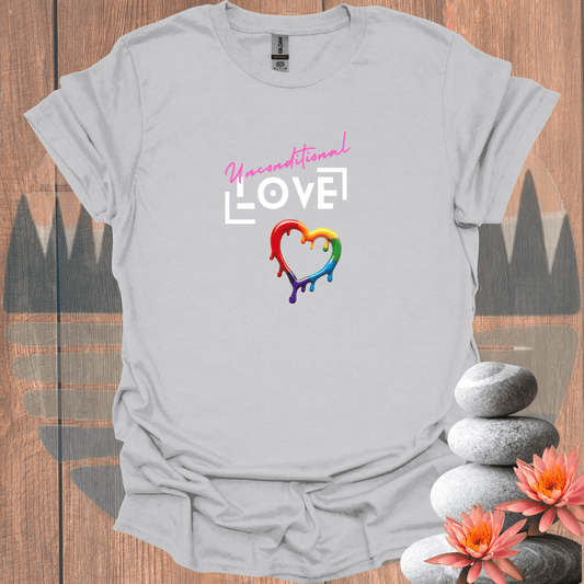 Printify T-Shirt Ice Grey / S Unconditional Love T-Shirt Unconditional Love T-Shirt 64859979538493965216